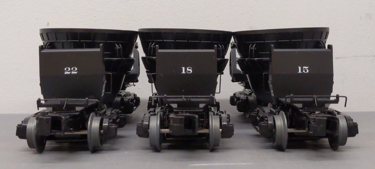 Lionel 6-83470 O Steel Slag Cars #15, 18, 22 (Set of 3) VG