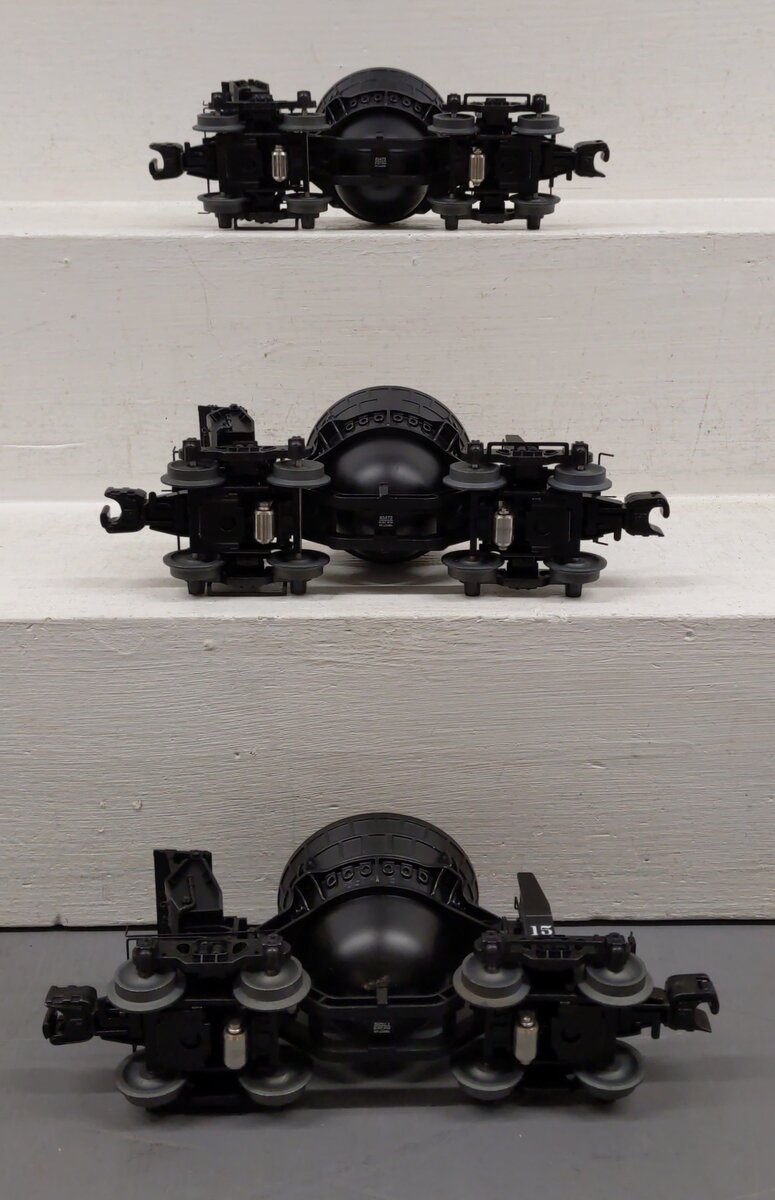 Lionel 6-83470 O Steel Slag Cars #15, 18, 22 (Set of 3) VG