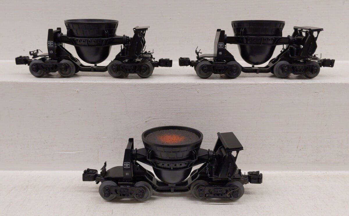 Lionel 6-83462 O Bethlehem Steel Slag Car (Pack of 3) EX
