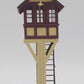 Weaver G1952 O Scale BRASS Built-Up Yellow with Oxide Brown Trim Switch Tower EX