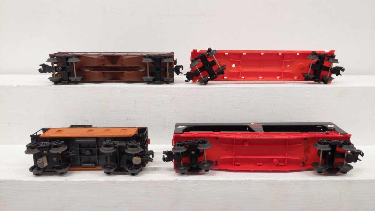Lionel O Assorted Freight Cars 6424, 32004, 26355, 9169[4] EX/Box
