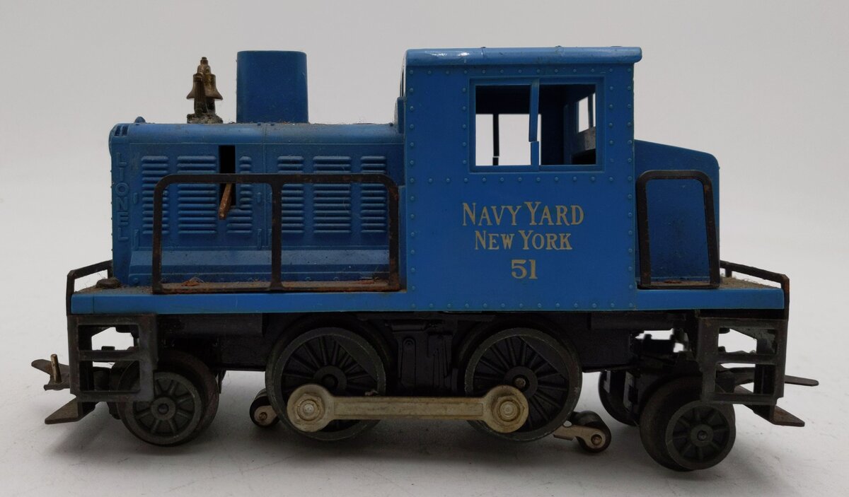 Lionel 6-28424 O Gauge PWC #51 Navy Yard Switcher VG