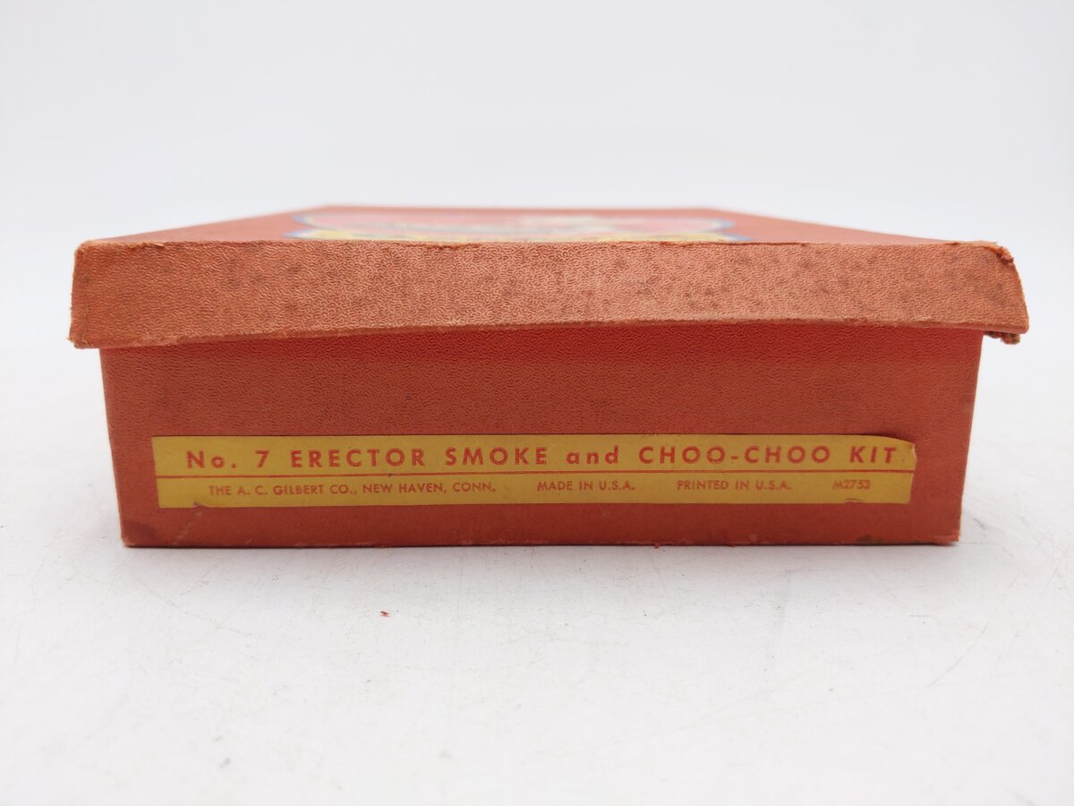 Erector No.7 Vintage Smoke and Choo Choo Kit VG/Box
