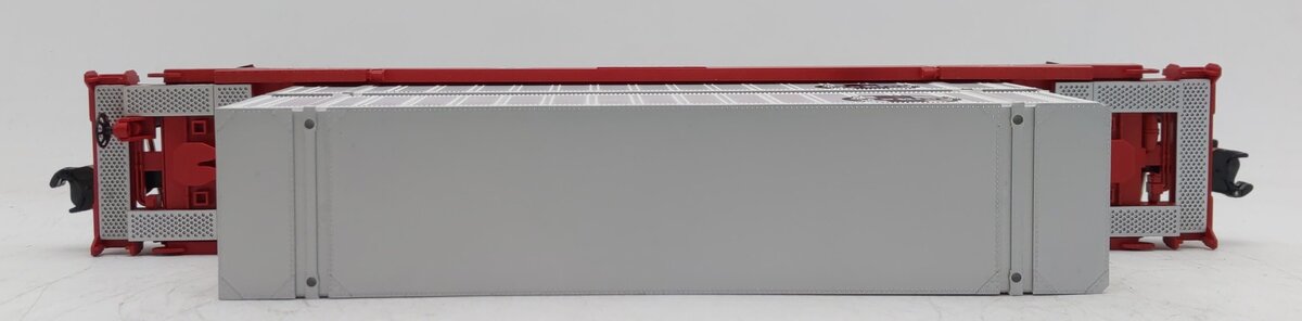 MTH 30-7644 O Gauge BNSF Husky-Stack Car with Containers #212261 EX/Box