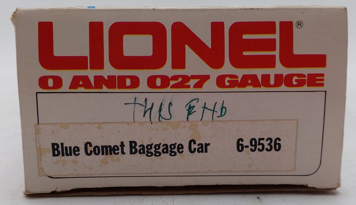 Lionel 6-9536 O Gauge Blue Comet 