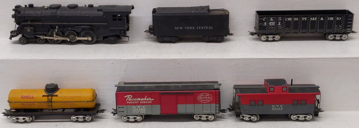 Marx 05948 Vintage O Sears HappiTime Steam Scale Freight Set VG/Box