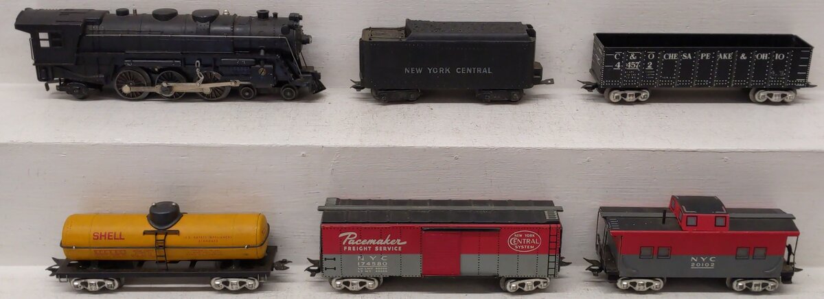 Marx 05948 Vintage O Sears HappiTime Steam Scale Freight Set VG/Box