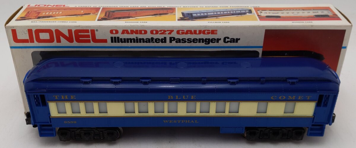 Lionel 6-9539 O Gauge The Blue Comet "Westphal" Pullman Passenger Car EX/Box