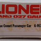 Lionel 6-9539 O Gauge The Blue Comet "Westphal" Pullman Passenger Car EX/Box