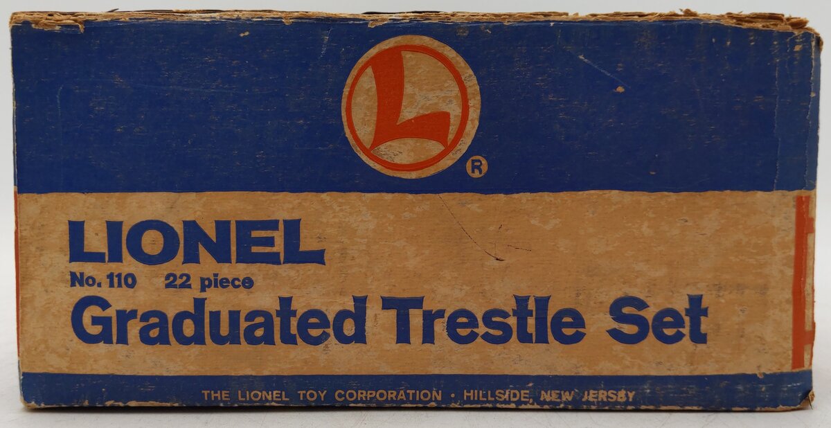 Lionel 110 Vintage O Graduated Trestle Set VG/Box