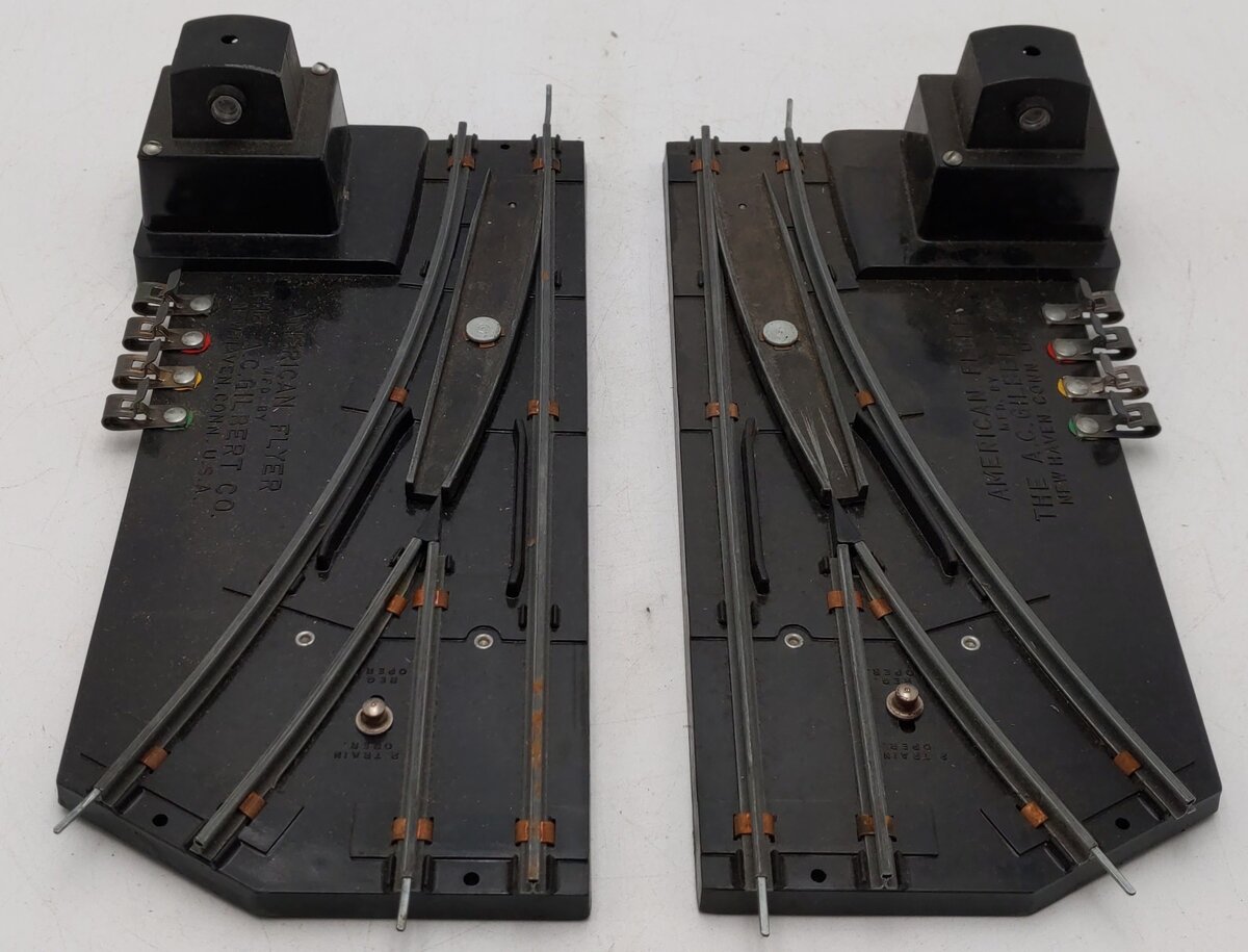 American Flyer 720A Vintage S Electric Remote Control Switches (Pair) VG/Box