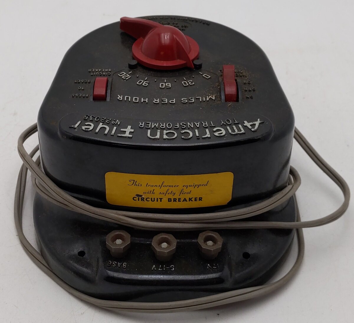 American Flyer 22035 Vintage S 175 Watt Train Transformer VG/Box