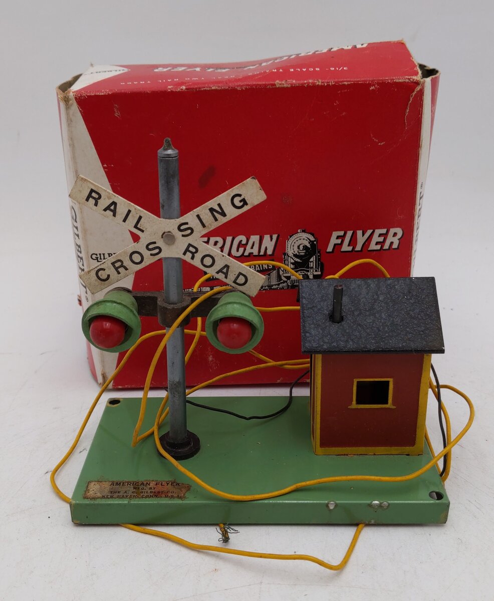 American Flyer 23759 Vintage S Bell Danger Signal VG/Box