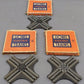 Lionel 020 Vintage O Gauge 90 Degree Crossing (3) VG/Box