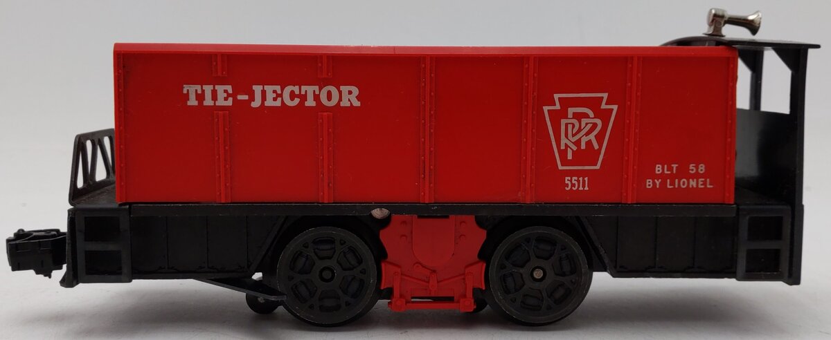 Lionel 55 Vintage O Gauge Postwar Pennsylvania Railroad Operating Tie-Jector Car VG/Box