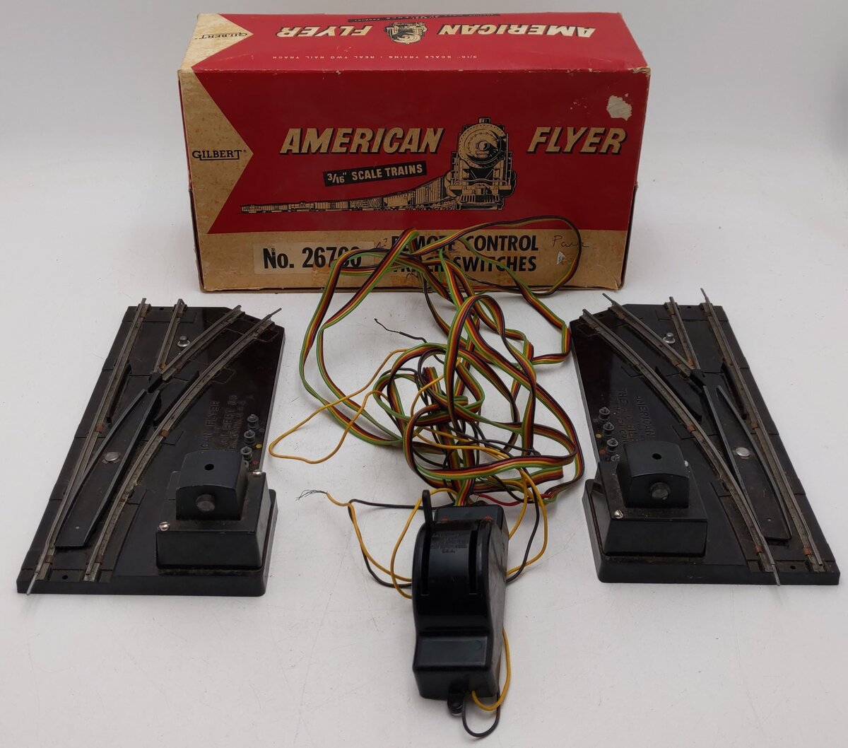 American Flyer 26760 Vintage S Electric Switches - Pair VG/Box