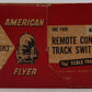 American Flyer 26760 Vintage S Electric Switches - Pair VG/Box