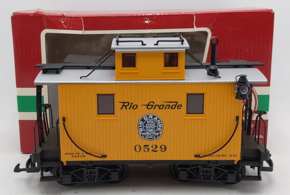 LGB 45650 G Scale Rio Grande Caboose #0529 EX/Box