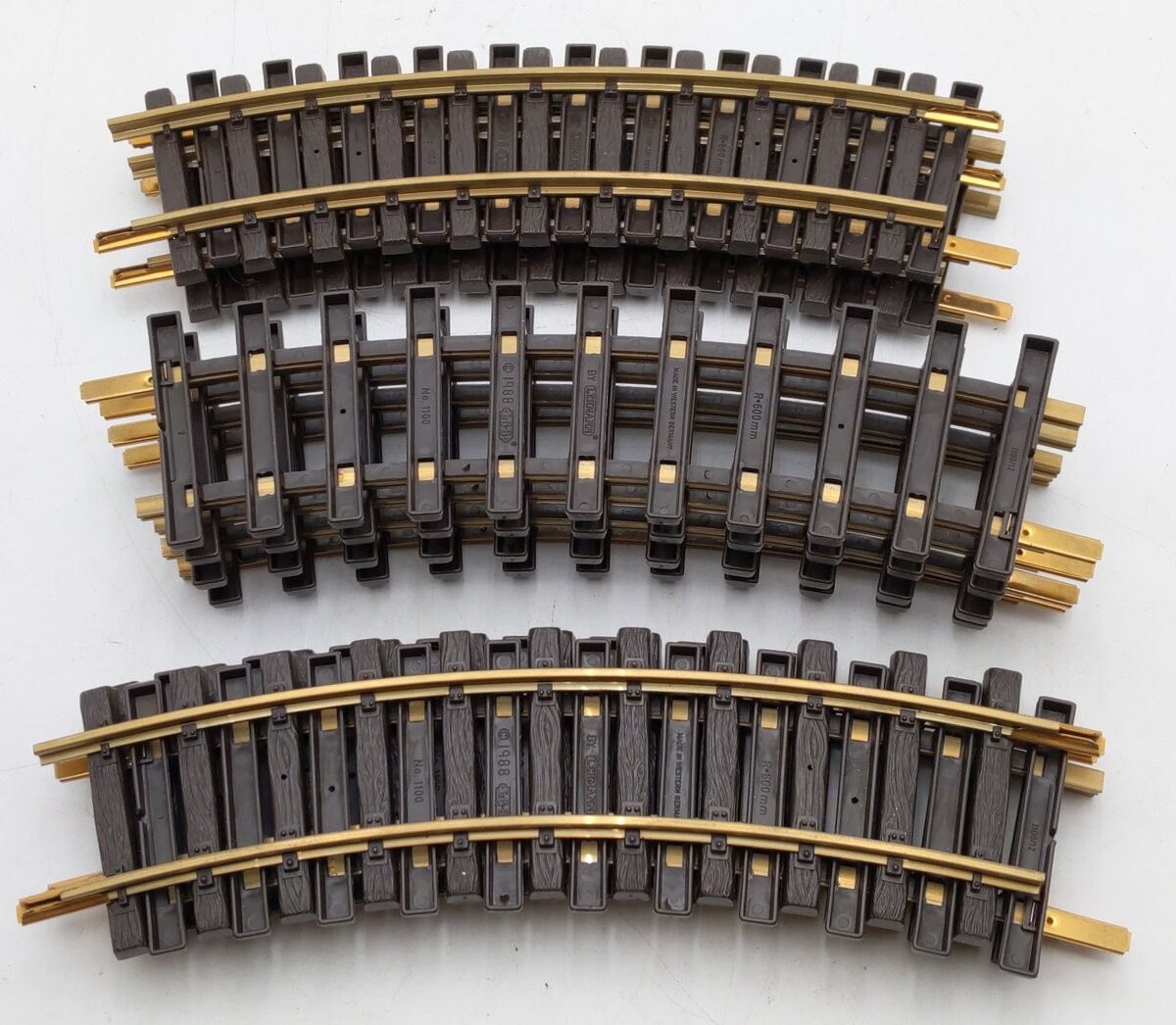 LGB 11000 G Scale R1 30 Degree Curved Track Sections (12) VG/Box