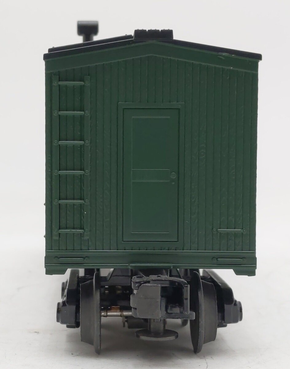 MTH 30-7725 O Gauge Northern Pacific Work Caboose with Bay Window EX/Box