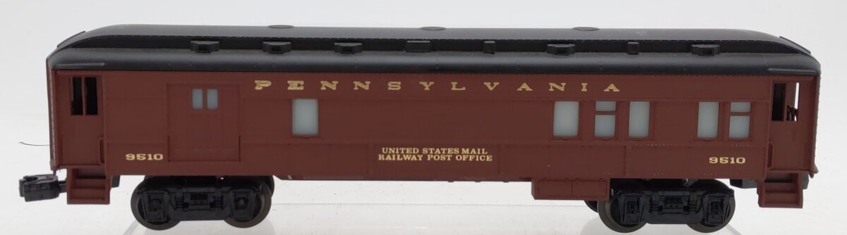 Lionel 6-9510 O Gauge Pennsylvania Mail Combo Baggage/Passenger Car EX/Box