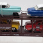 MTH 30-7628 O Gauge Auto Carrier Flatcar with 4 Ertl Cars #4952 VG/Box