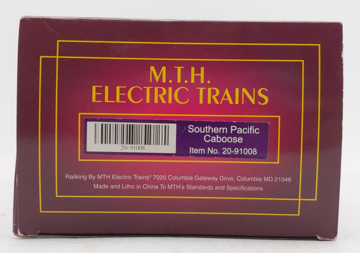 MTH 20-91008 O Gauge Southern Pacific Caboose #324 EX/Box