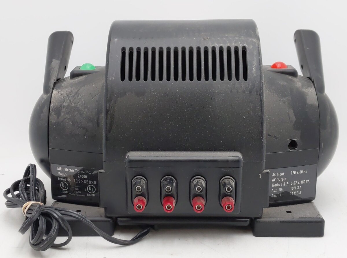 MTH Z-4000 400 Watt Advanced Digital Transformer for MTH ProtoSounds Locomotives EX