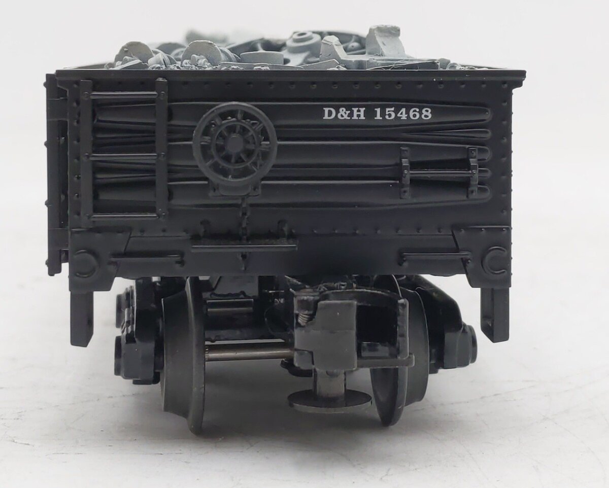 MTH 20-98007 O Gauge D&H Gondola w/Junk Load #15468 EX/Box