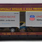 MTH 20-98107 O Gauge Union Pacific Flatcar w/2 Short Trailers #57256 EX/Box