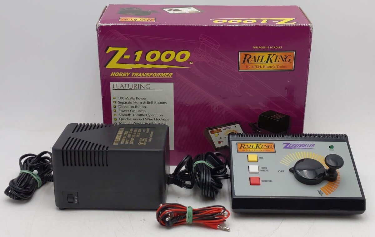 MTH 40-1000 O Z-1000 Hobby Transformer & Controller EX/Box