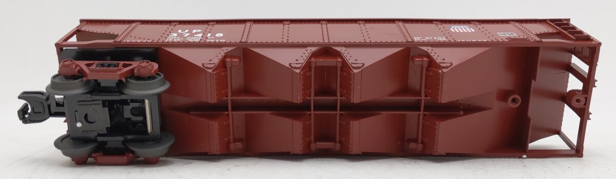 MTH 30-75287 O Gauge Union Pacific 4-Bay Hopper Car w/ Coal Load #37418 VG/Box