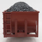 MTH 30-75287 O Gauge Union Pacific 4-Bay Hopper Car w/ Coal Load #37418 VG/Box