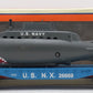 Lionel 6-26669 O US Navy Flatcar With Shark Submarine EX/Box