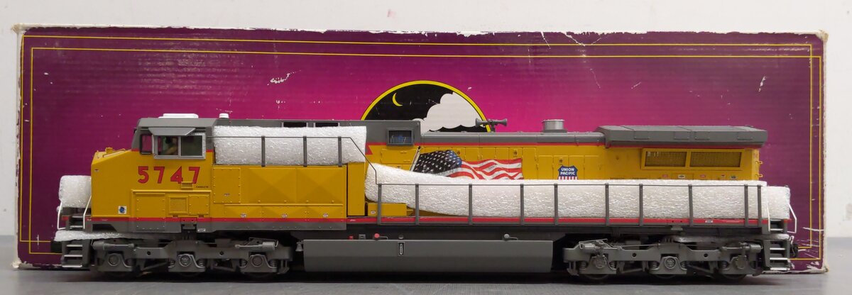 MTH 20-20012-1 O Gauge Union Pacific AC4400cw Diesel Engine w/PS2 #5747 EX/Box