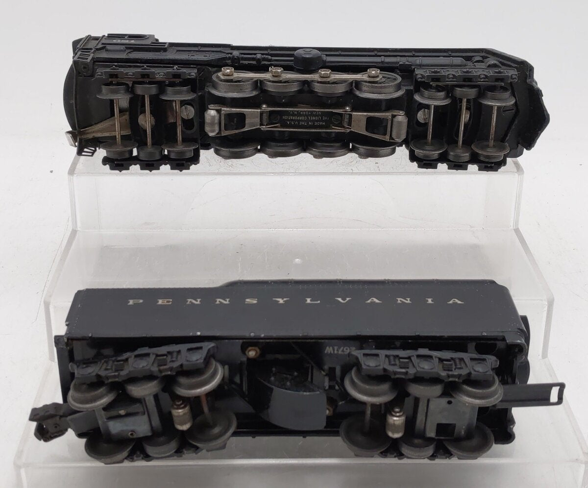 Lionel 681 Vintage O 6-8-6 Die-Cast S2 Steam Turbine Loco w/2671W Tender VG