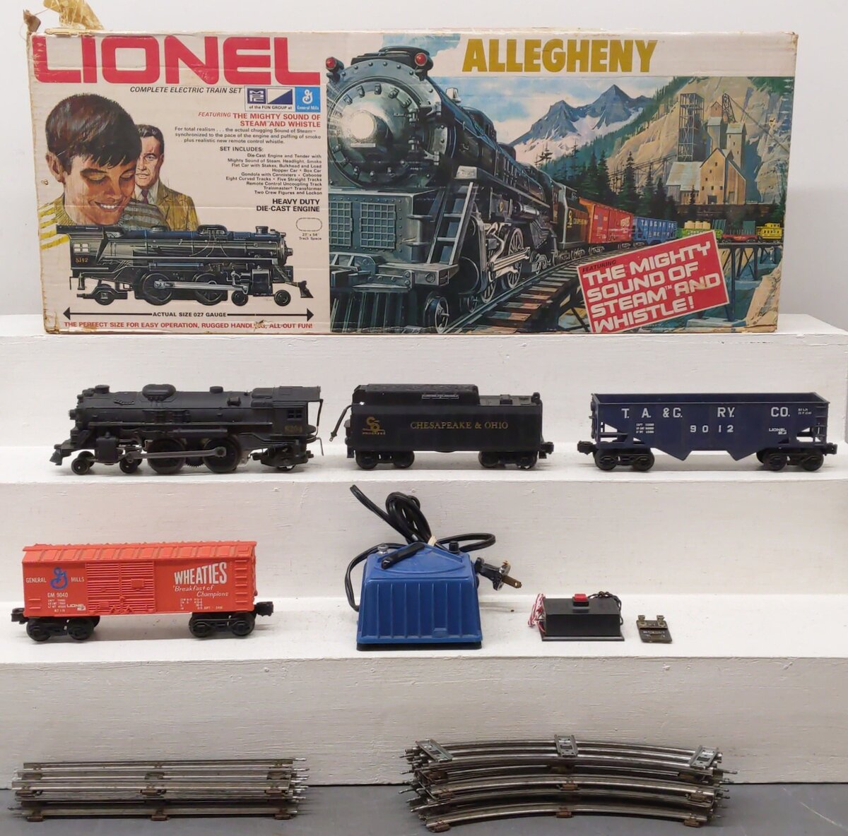 Lionel 6-1284 O Gauge Allegheny Steam Engine And Freight Set EX/Box