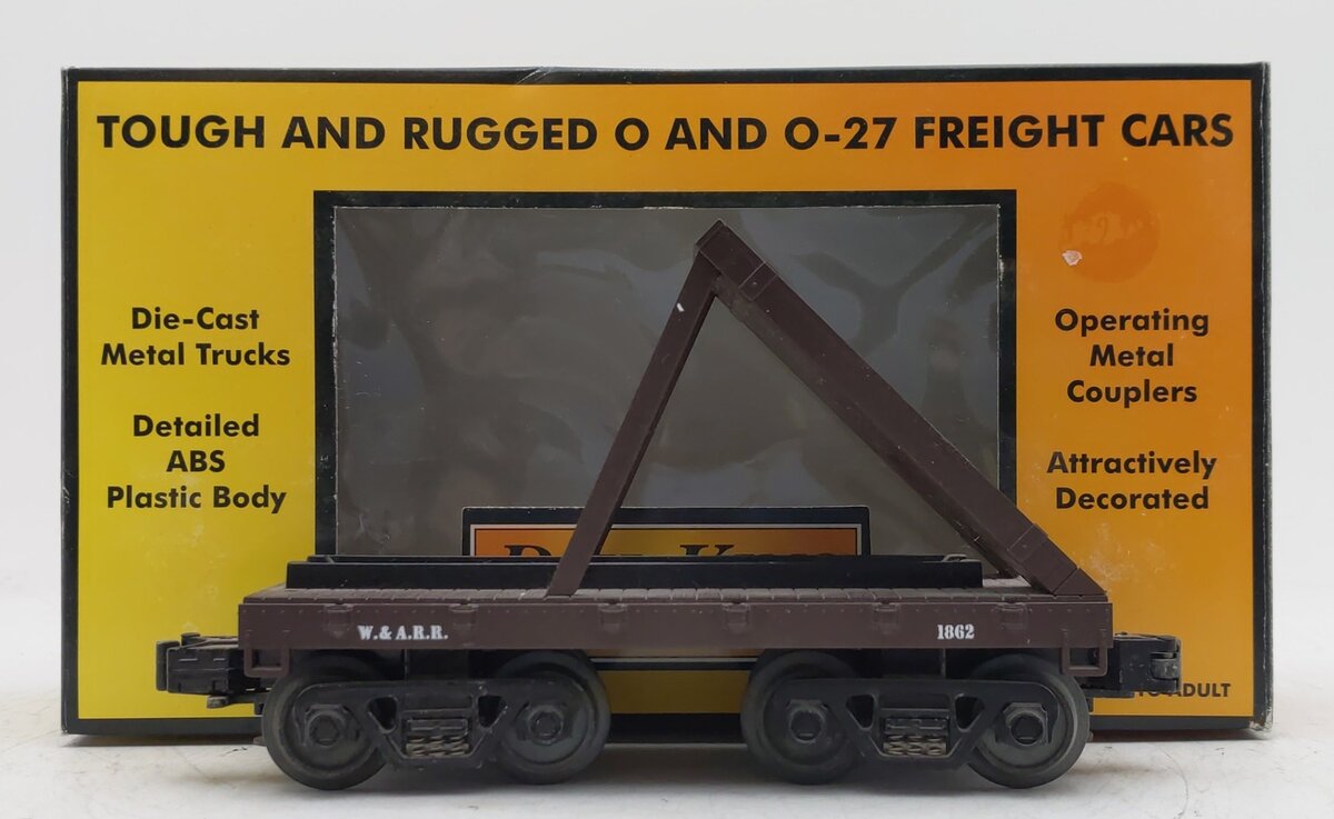 MTH 30-7635 Western & Atlantic Railroad 19th Century Flatcar VG/Box