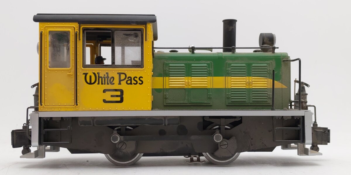 LGB 26630 G Scale White Pass & Yukon Diesel Switcher Locomotive #3 EX/Box