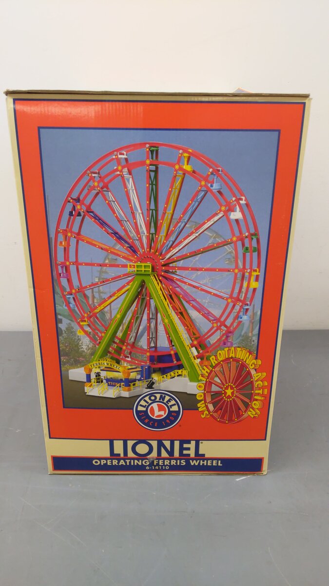 Lionel 6-14110 O Gauge Operating Ferris Wheel EX/Box