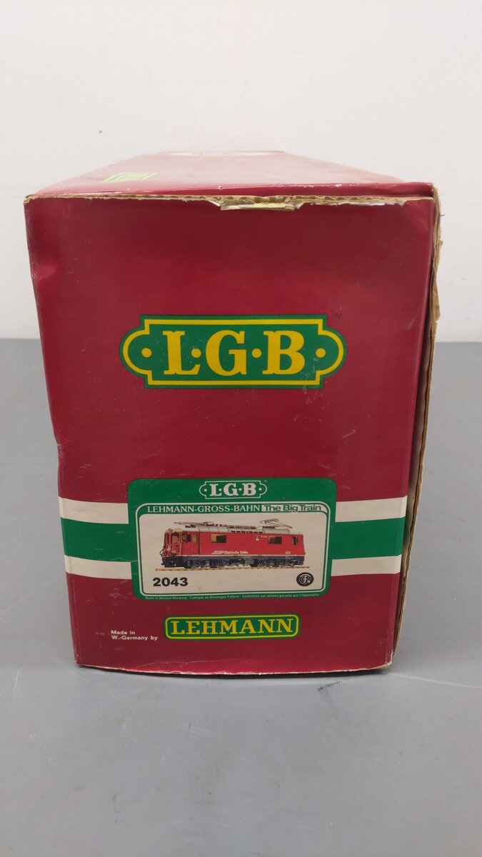 LGB 2043 G Scale Rhatische Bahn Electric Locomotive #622 EX/Box