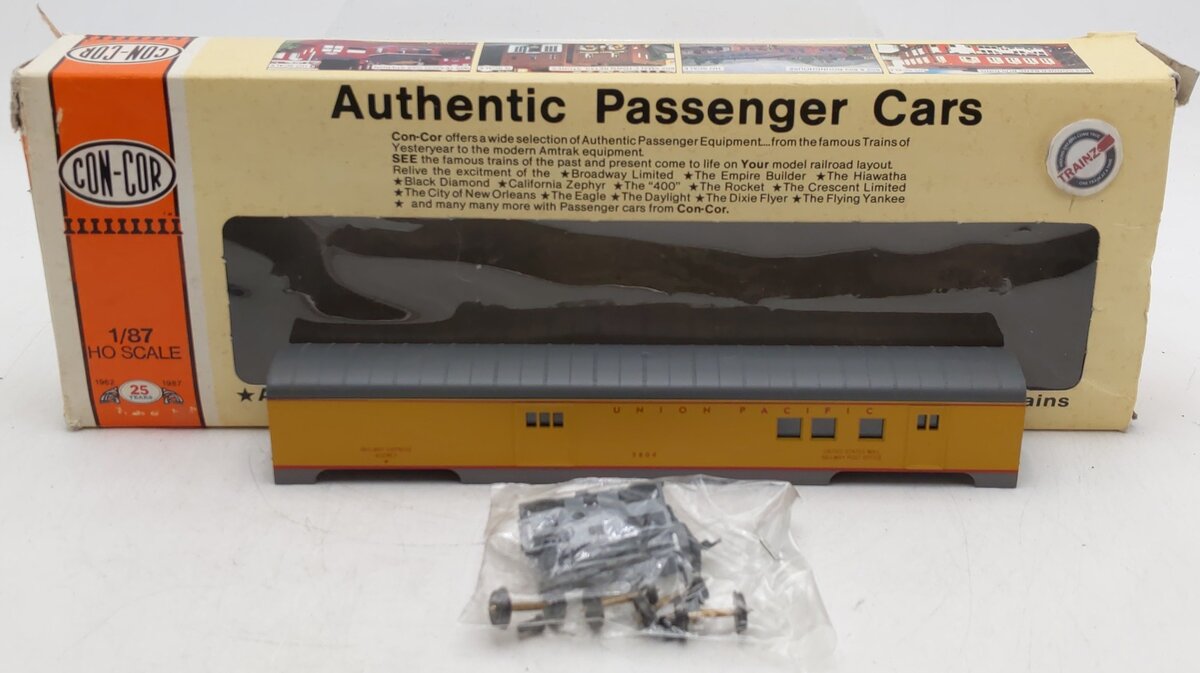 Con-Cor 0001-000921 HO Union Pacific 72' Smooth-Side Railway Post Office EX/Box