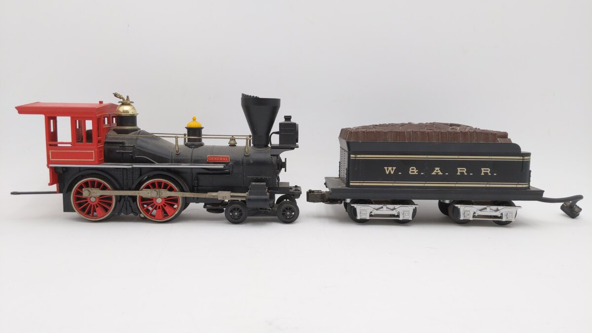 MTH 30-1120-1 O Gauge W.A.R.R General Steam Locomotive & Tender w/PS1 EX