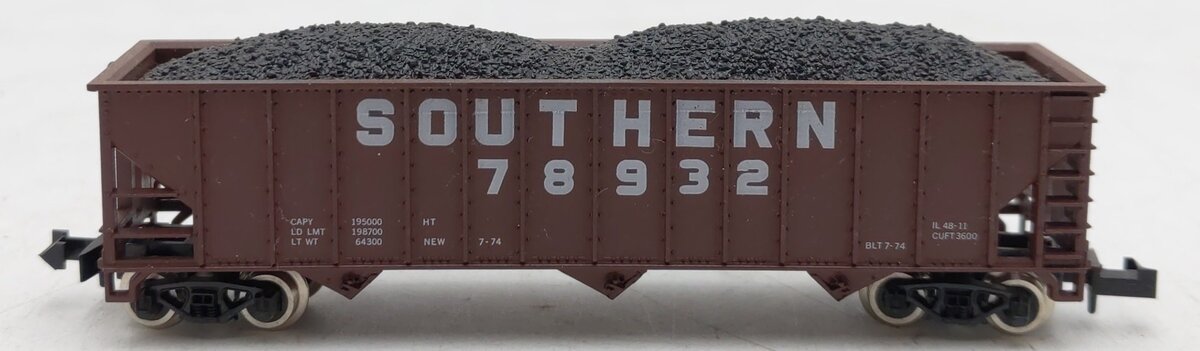 Atlas 3272 N Scale Southern 90 Ton Hopper Car #78932 EX