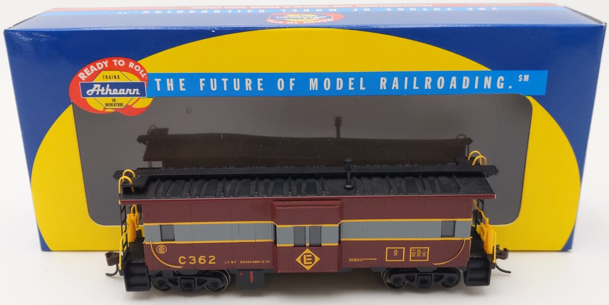 Athearn 74683 HO Scale Erie Lackawanna Bay Window Caboose #C362 LN/Box