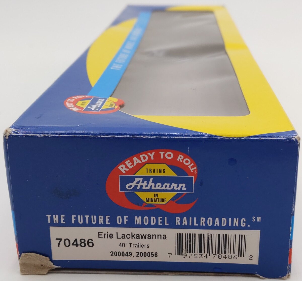 Athearn 70485 HO Scale Erie Lackawanna 40' Trailers (Set of 2) EX/Box