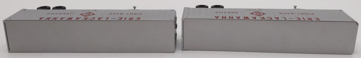 Athearn 70485 HO Scale Erie Lackawanna 40' Trailers (Set of 2) EX/Box