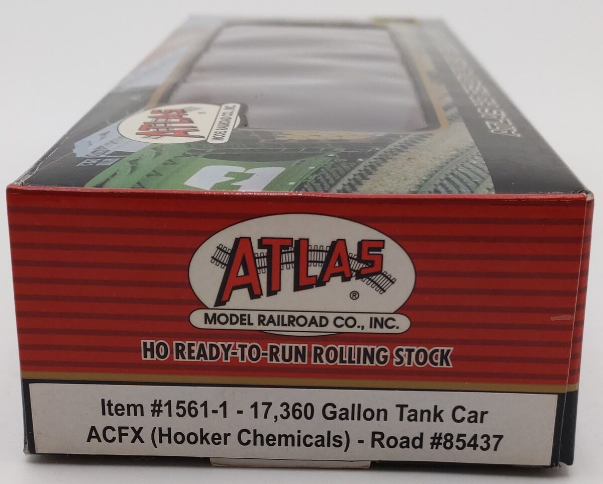 Atlas 1561-1 HO Scale ACFX (Hooker Chemicals) Tank Car #85437 LN/Box