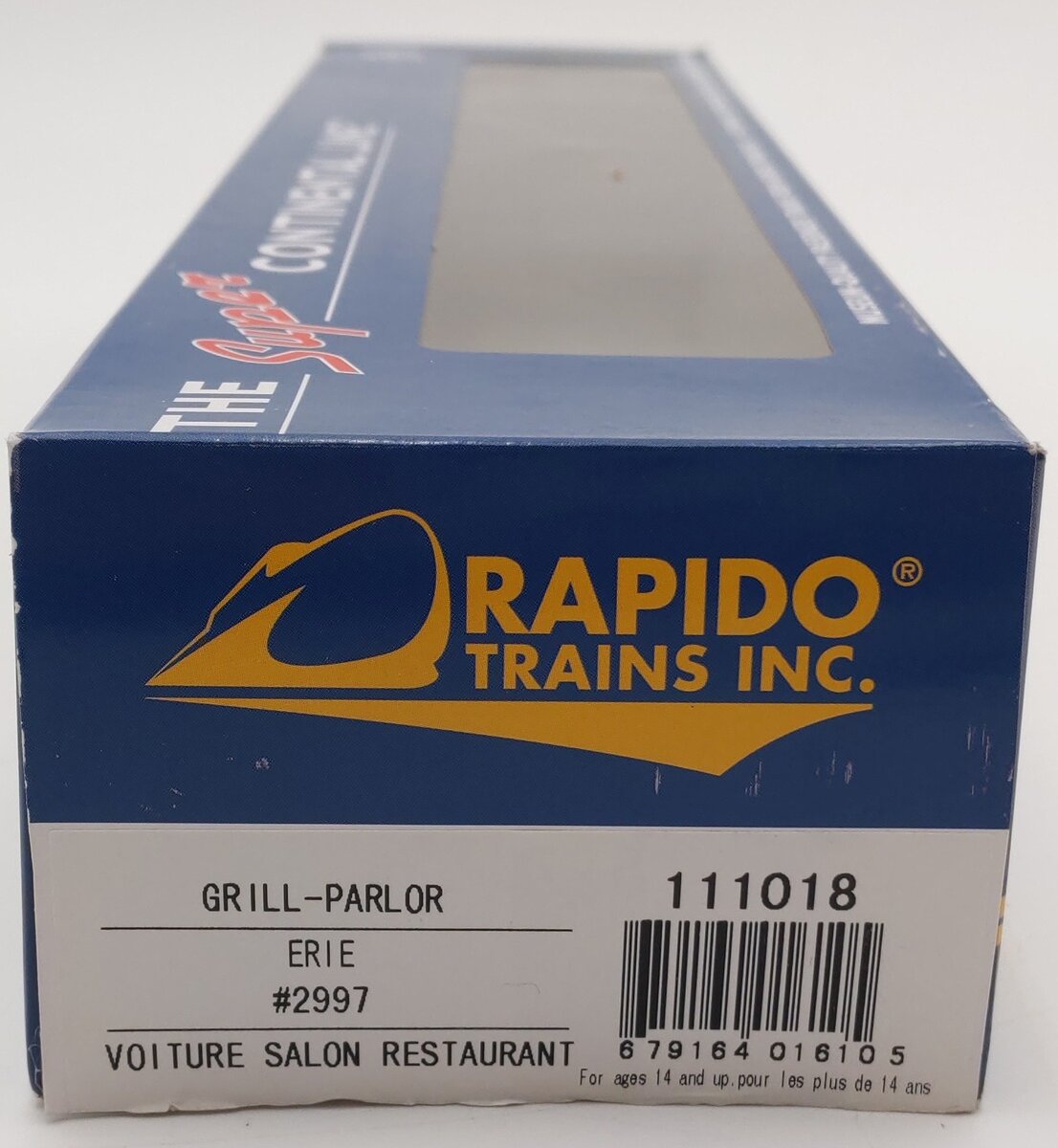 Rapido Trains 111018 HO Erie Buffet-Parlor, Lighted, Assembled #2997 VG/Box