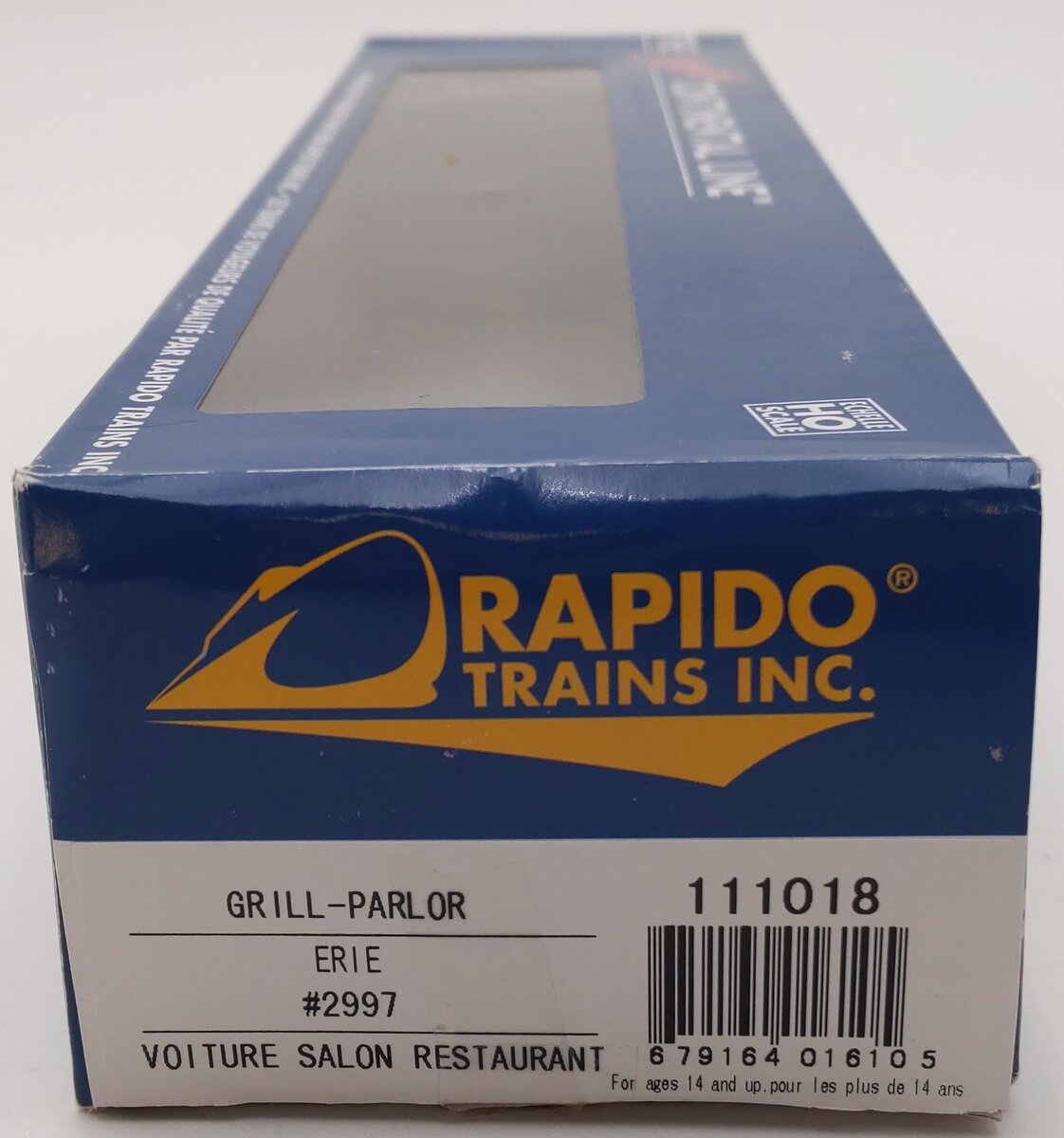 Rapido Trains 111018 HO Erie Buffet-Parlor, Lighted, Assembled #2997 VG/Box
